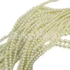 Acessórios para Joias DIY de Pérola de Vidro Bege Colar de Cristal Corrente de Clavícula de Luxo Leve Contas Soltas Pérolas Swarovski
