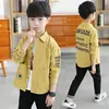 Roupas Infantis Camiseta de Manga Longa Outono para Meninos Camiseta Básica Infantil Primavera e Outono 2026 Novo Estilo Top para Meninos Algodão Puro Tendência