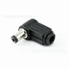 Enchufe DC 5.5*2.1/2.5*10MM codo hembra alta corriente base totalmente metálica enchufe de soldadura de potencia