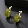 Presilhas de Orelha de Resina em Formato de Nuvem Não Perfurantes para Mulheres, Estilosas em Formato de C, Simples, Grossas, Brincos, Joias, Atacado, Presilhas de Orelha Espirais