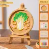 Festival de Mitad de Otoño Posavasos Gratis de Pintura Esmaltada Cloisonné Materiales Hechos a Mano DIY Jingtailan Calentamiento Actividad de Integración de Equipo Regalo