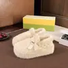 Zapatos peludos de suela gruesa para mujer, nuevo estilo otoño/invierno 2026, mocasines versátiles sin cordones, zapatos de algodón con forro de felpa