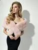 Superventas de Amazon Bufanda Chal de Piel Sintética de Zorro Multicolores Bufanda Vestido de Novia Fiesta de Noche Europea y Americana