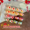 Accesorios de Uñas de Mahjong de la Fortuna de Dibujos Animados Mezclados Fortuna Fortuna Festivo Dibujos Animados DIY Año Nuevo Uñas Decoraciones de Diamantes