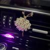 Perfume para Coche Salida de Aire Perfume Desodorante para Coche Accesorios Adornos Cisne Diamante Salida de Aire Acondicionado Clip