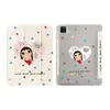 Estilo simples com padrão de estrelas adequado para iPad 10ª/11ª geração modelo Y-fold com slot para caneta capa protetora para tablet Air 11/13 antiderrapante