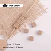 Cadena de Caramelos Cuadrados de Colores para Teléfono Móvil, Joyería, Pulsera, Hecho a Mano, Cuentas DIY, Bolsa de Cuentas Sueltas, Collar Colgante, Accesorios de Joyería para el Cabello