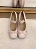Zapatos Mary Jane de estilo suave con punta cuadrada para mujer, que aumentan la altura, con lazo, bailarinas sin cordones, nuevo modelo 2026