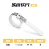 Cinturón medidor de anillos EE. UU., Hong Kong, Japón, Europa e Inglaterra regla medidora de circunferencia del dedo regla suave para anillos selección de tamaño de anillo productos de comercio exterior