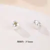 Prata de lei S925 prata lisa triângulo de prata contas de prata quebrada triângulo estéreo contas soltas acessórios para pulseira de contas DIY feita à mão
