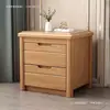Mesita de noche de madera maciza, estilo chino moderno, armario de almacenamiento de madera natural, armario estrecho de 40 cm, diseño simple para dormitorio y vivienda de alquiler