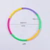 Aro de Hula Hoop Infantil Desmontável e Encaixável Brinquedo de Jardim de Infância Equipamento de Fitness Aro de Hula Hoop Colorido de Plástico para Exercício Abdominal e Perda de Peso