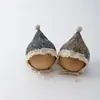 Gorro para Bebé de 0-12 Meses Primavera Otoño Delicado con Adorno de Encaje Gorro Turbante para Niños Niñas Protección para Orejas de Bebé Lindo Gorro de Poner