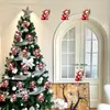 Transfronterizo 12 Piezas Reno de Madera Hecho a Mano Colgante Navideño con Cuerda Perfectos Adornos para el Árbol de Navidad y Adornos para Colgar Regalos