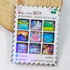 Serie YunnanAtracciones Culturales y Creativas ÚnicasXishuangbannaCiudad TurísticaSouvenirImanes de Refrigerador de Madera