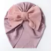 Sombreros Nuevos de Estilo Europeo y Americano para Niños, Lindos Gorros de Punto para Bebé con Lazo, Sombreros Finos y Transpirables para Bebé de Comercio Exterior Transfronterizo