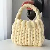 Bolso Bandolera Tejido de Poliéster de Moda Nuevo Hecho a Mano Bolso de Mano Bolso Tote Tejido Personalizado de Fábrica