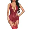 Ropa Íntima Sexy de Encaje y Malla para Mujer Talla Grande, Exportación Europea y Americana/Ebay