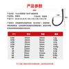 Anzuelo para Mosca White Heron F16201 de Vástago Corto y Púa Ancha con Anzuelo Decorativo y Anzuelo Desnudo, Anzuelo de Pesca Barbelado Ultra-afilado de Alta Resistencia