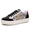 Zapatos Casuales Personalizados Populares Transfronterizos de Otoño Nuevos Antideslizantes de Suela Suave para Mujer, Zapatos Blancos de Moda con Patrón de Estrella