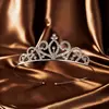 Corona de Princesa de Cristal Coreana Tocado de Novia Banda para el Cabello de Cristal con Pedrería Accesorios para el Cabello para Estudio Fotográfico Accesorios para Vestido de Novia