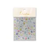 Adesivos de Unhas com Relevo Adesivos de Unhas Retrô Populares Fábrica Atacado Estilo Japonês Flores Silvestres de Primavera 3784