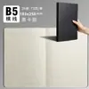 Caderno B5, Caderno de Estudante em Couro Branco, Caderno Costurado em Papel Kraft, Bloco de Notas, Caderno de Exercícios, Caderno com Grade, Caderno Simples para Estudante