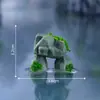 Luminária de pedra artificial para rochas em miniatura para pátio, jardinagem, paisagismo, acessórios decorativos DIY, garrafa ecológica em miniatura, pequenos enfeites