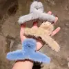 Otoño e Invierno Estilo Coreano Pinza para el Cabello de Felpa Femenina Elegante Coreana ins Pinza para el Cabello Parte Trasera de la Cabeza Pinza de Tiburón Clip para Agarrar el Cabello Adorno para la Cabeza Femenino