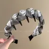Diadema Retorcida Estilo Coreano para Niñas, Diadema de Lujo Ligero y de Alta Gama, Pinza Antideslizante para el Cabello de la Parte Superior Alta del Cráneo, Accesorios para el Cabello para Lavarse la Cara