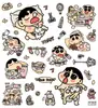 Sky Original Crayon Shin-chan Vida Diaria Pegatinas en Relieve Dibujo Animado Lindo DIY Pegatinas Decoración para Teléfono Móvil