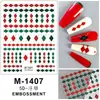 Otoño 2024 Nuevas Pegatinas para Uñas en Relieve Cooperación Airao Lindas Pegatinas para Uñas 5D Uñas Artísticas de Navidad