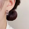 Brincos de Argola de Metal Cruzados Geométricos Moda Transfronteiriça Europeia e Americana Design Único Nicho Senso de Design Estilo Frio Ear Cuff Atacado