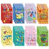 Xq147 Caderno Espiral Científico de Laboratório Microscópio Química Decorativo Bolso Anotações Estudante Flip Vertical Folha Solta