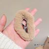 Otoño e Invierno Nuevo Clip de Felpa Ruth Mismo Estilo Clip de Nube Bb Temperamento Simple Clip Lateral Clip de Flequillo Horquilla para Cabello Roto