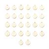 Colgante de aleación con forma de gota de aceite de doble cara alfanumérico AZ bolsa de materiales para manualidades DIY pendientes collar pulsera joyería