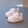 Zapatos Deportivos Nuevos de Malla Transpirable para Bebés y Niños Pequeños - Temporada Primavera/Otoño 2026 - Con Moño - Zapatos Dulces y Casuales