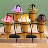 Modelo de Helado Cono de Frutas Bola de Helado Caja Exhibición de Ventana Accesorios de Fotografía para Niños