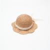 Chapéu de bebê Chapéu de palha de verão Chapéu de praia para meninas finas para crianças Chapéu de palha para meninos Chapéu de pescador Chapéu de pescador Maré de verão