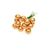 Decoração de Natal Mini Estame de Pérola Cereja Casamento Natal DIY Presente Frutas Vermelhas 12 pcs 1 Pacote