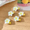 Novo grampo de cabelo versátil de frangipani 2025, acessório de cabelo para o início da primavera, presilha de cabelo atmosférica estilo coreano para meninas