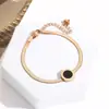 Pulseira de Corrente de Contas de Relógio Romano Personalizada Dongdaemun Europeia e Americana Mais Vendida na Fronteira para Mulheres, Popular nas Redes Sociais, Estilo Retrô para Melhores Amigas