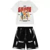Ropa de Performance de Street Dance para Niños Marca de Moda Popular Estilo Callejero Americano Ropa de Performance Escénica Modelo Hip Hop Atuendos de Pasarela
