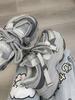 Zapatos Explosivos Torre para Mujer 2024 Nuevo Otoño Nueva Suela Gruesa Zapatos Blancos Malla Transpirable Aumentada Zapatos Deportivos de Mujer de Moda