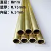 Diámetro 1 2 3 4 40 50 mm tubo redondo pequeño de latón capilar hueco de pared delgada h62/h65 tubo de latón protección ambiental