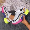 Nuevos Zapatos Deportivos para Mujer Primavera/Verano 2026, Transpirables de Moda, Suela Suave, Lona Casual, Ligeros para Correr, Suela Gruesa, Zapatos de Papá