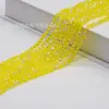 Cuentas Elásticas de 4 mm Cuentas de Bola de Cristal Cuentas Redondas de Cristal de 96 Caras Cuentas Sueltas Accesorios para Manualidades Hechas a Mano Material