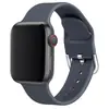 Adequado para apple watch1234 pulseira apple watch pulseira iwatch modificada cor pura fivela de silicone