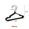 Atacado do fabricante cabides de borracha para animais de estimação, cabides antiderrapantes, cabides de metal para gatos, pequenos cabides de ferro para meninos e meninas