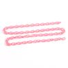 Cadena acrílica de color 6*8mm cadena cerrada cadena para collar diy hebilla de cadena cadena para gafas máscara accesorios de joyería